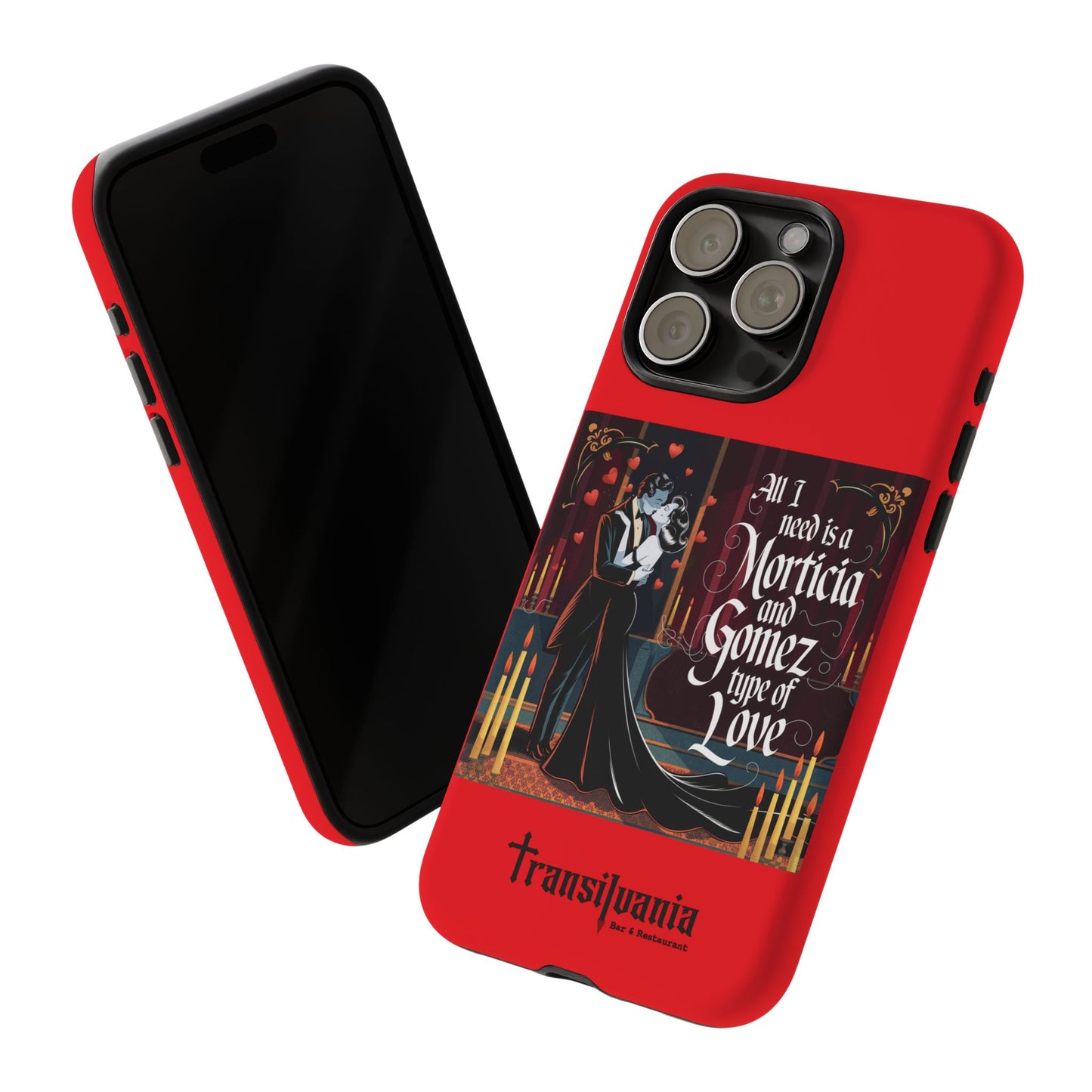 Transylvania Tough Case - Morticia & Gomez Type of Love Design