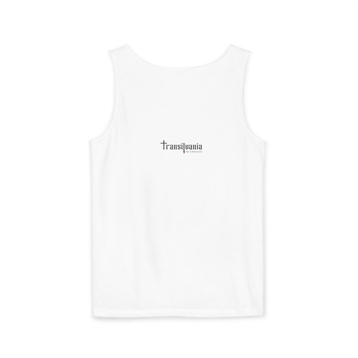 Funny Witches Date Tank Top - Unisex Garment-Dyed Tee for Halloween