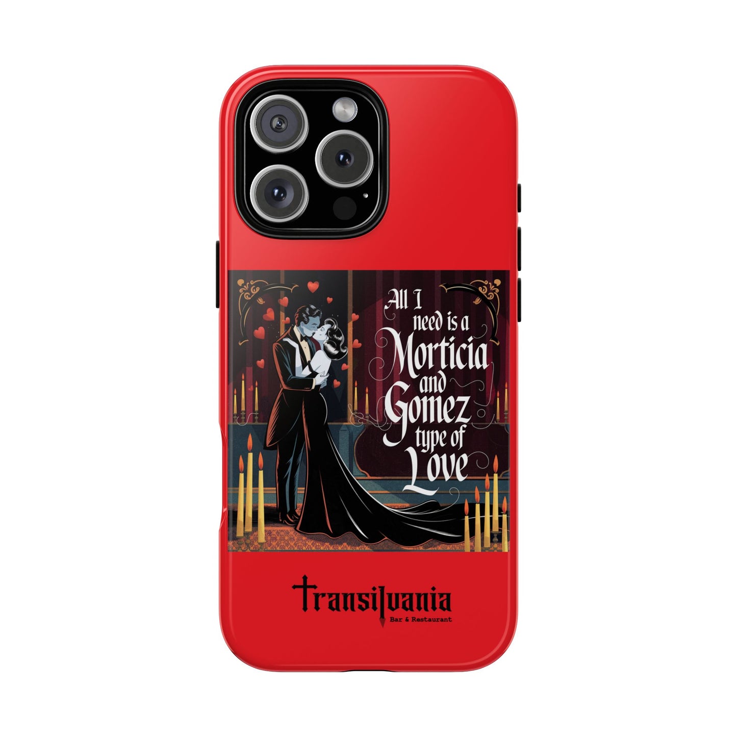 Transylvania Tough Case - Morticia & Gomez Type of Love Design