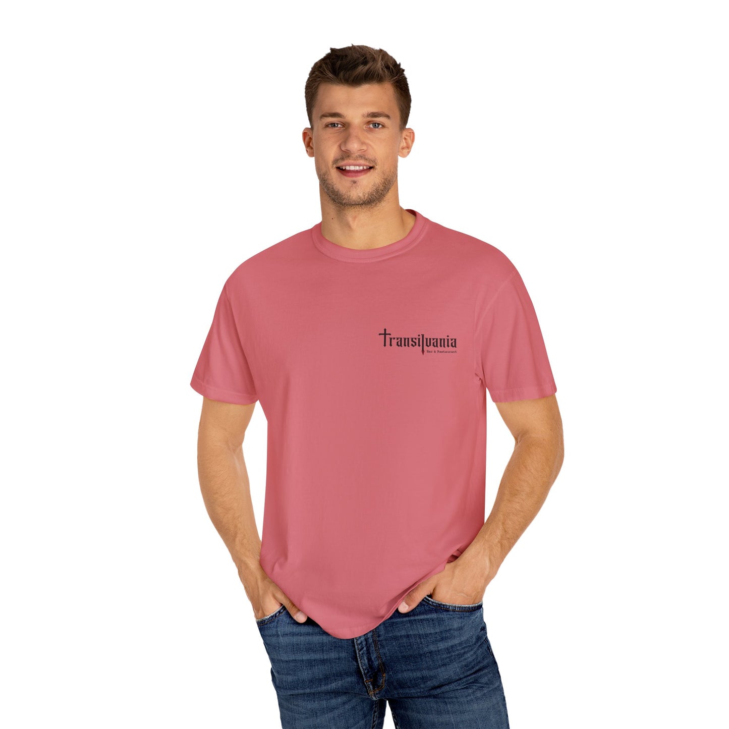 Transylvania Unisex Garment-Dyed T-Shirt - Vintage Style Graphic Tee