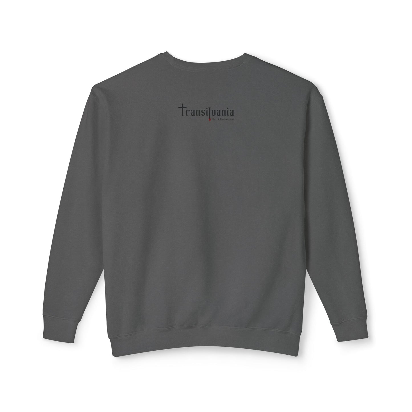Unisex Halloween Vampire Crewneck Sweatshirt - 'Always Start Your Day with a Smile'