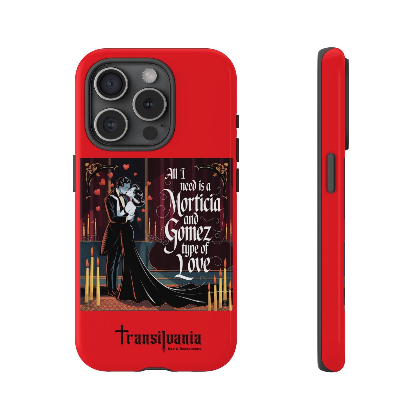 Transylvania Tough Case - Morticia & Gomez Type of Love Design