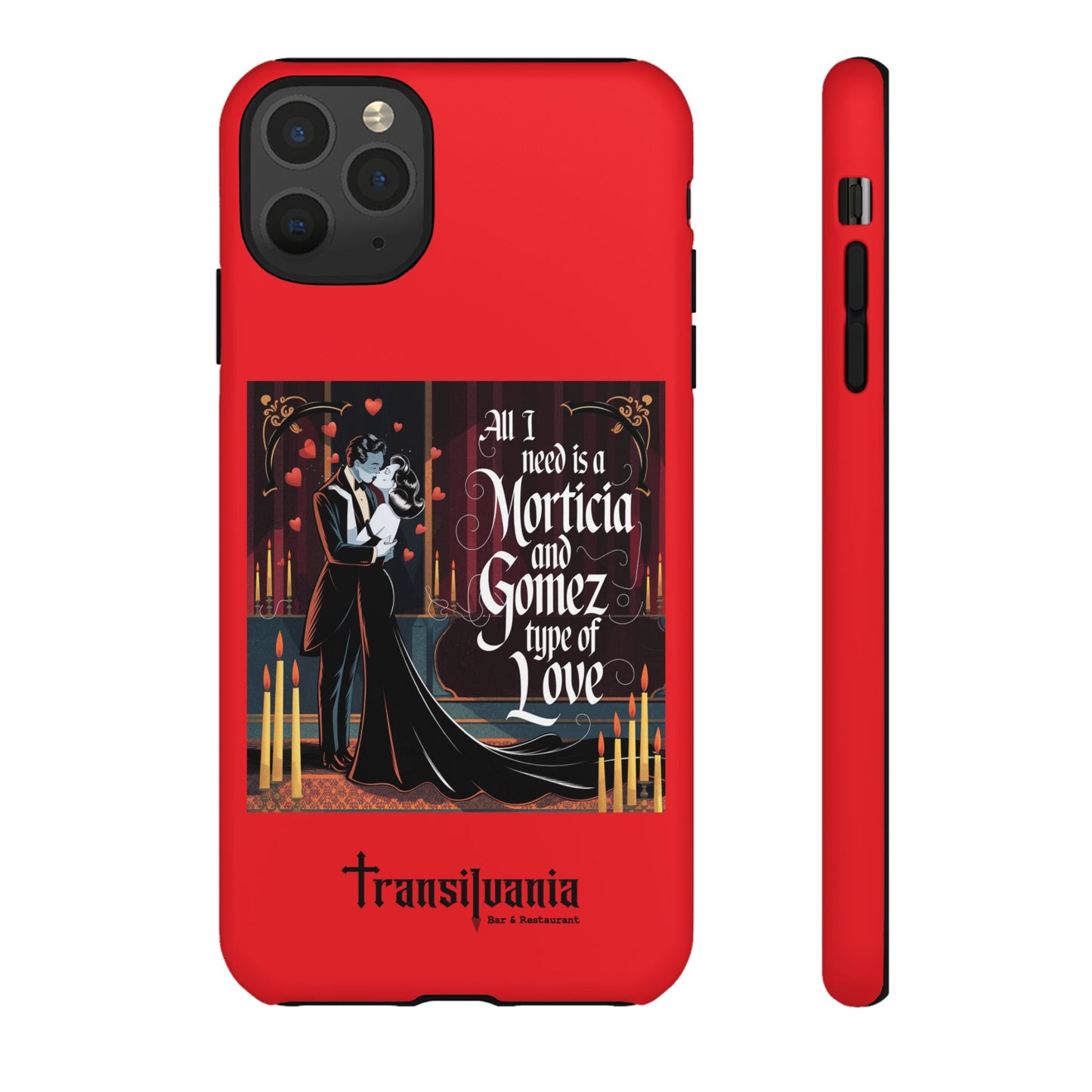 Transylvania Tough Case - Morticia & Gomez Type of Love Design