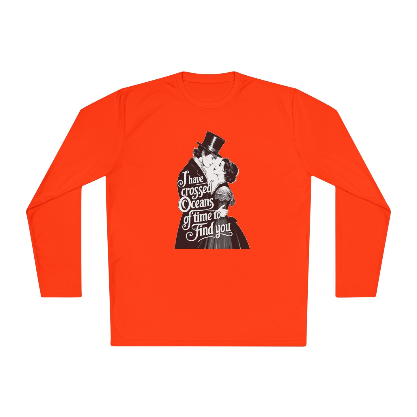 Unisex Lightweight Long Sleeve Tee - 'I Have Crossed Oceans of Time to Find You' Design