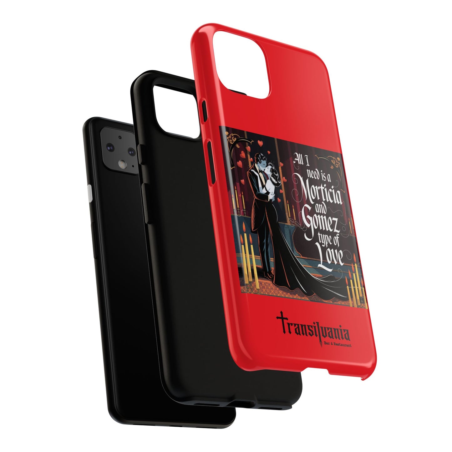 Transylvania Tough Case - Morticia & Gomez Type of Love Design