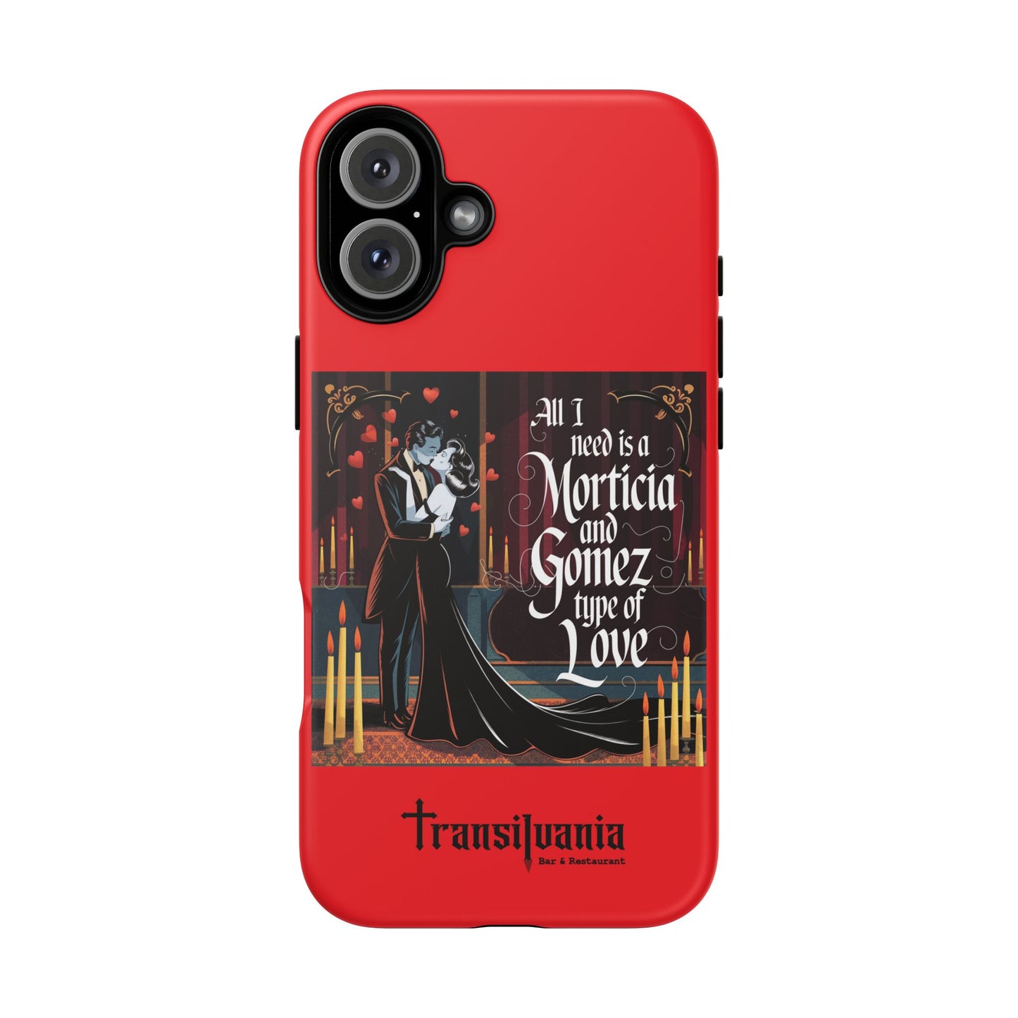 Transylvania Tough Case - Morticia & Gomez Type of Love Design