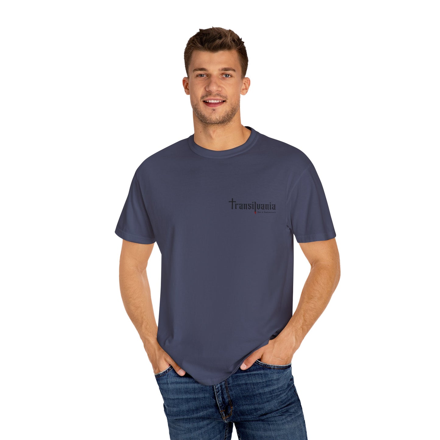 Transylvania Unisex Garment-Dyed T-Shirt - Vintage Style Graphic Tee