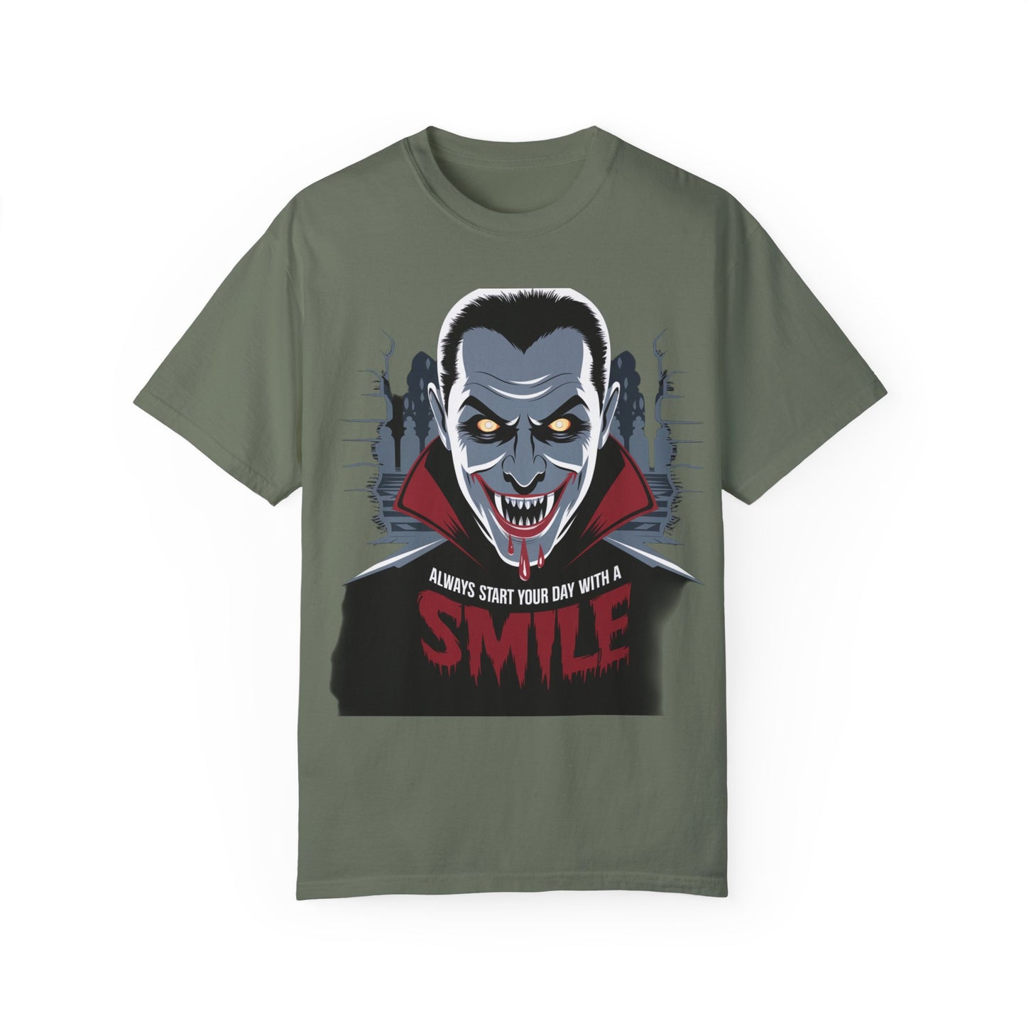 Vampire Smile Unisex Tee - Perfect for Halloween and Horror Fans