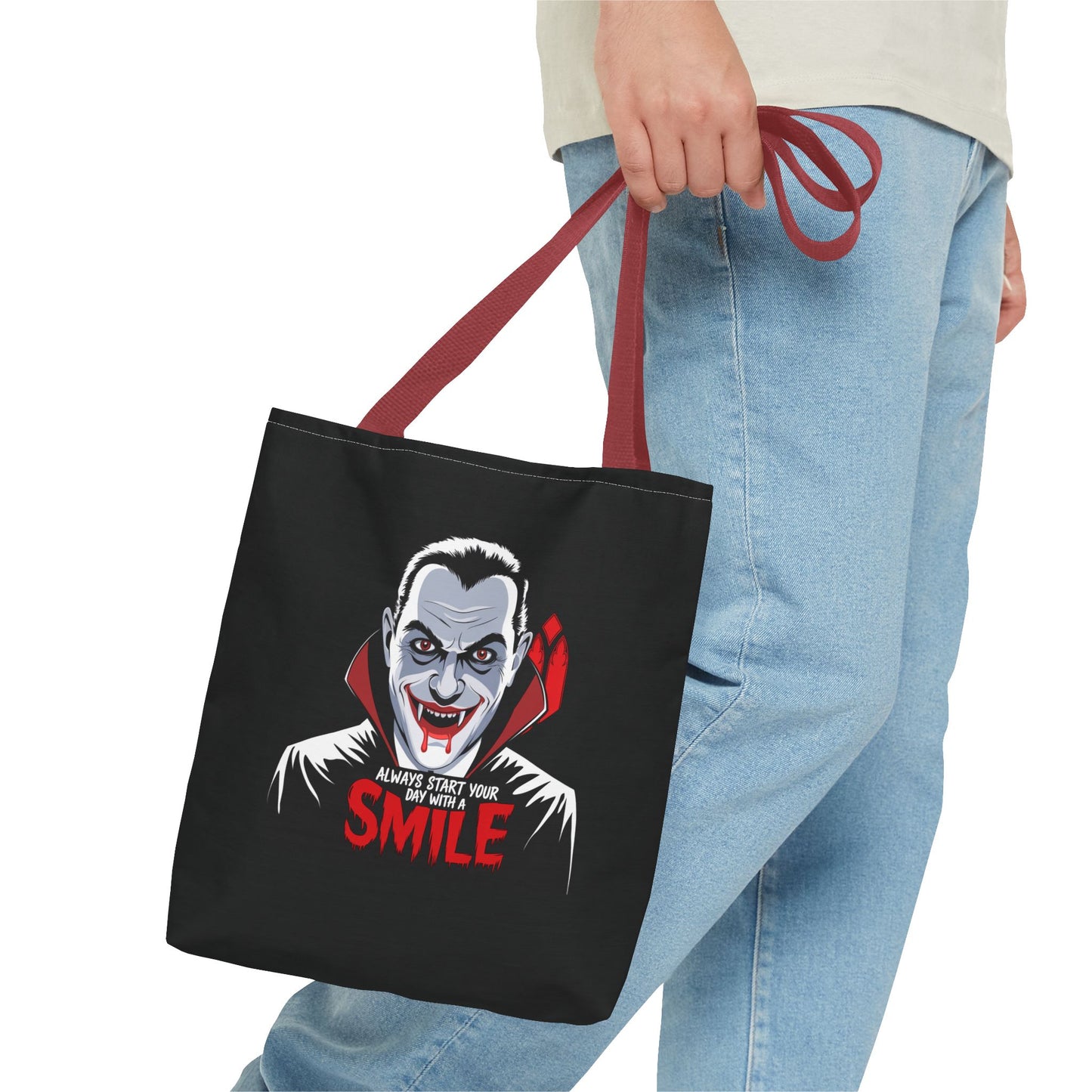 Vampire Smile Tote Bag - Perfect for Halloween and Everyday Use