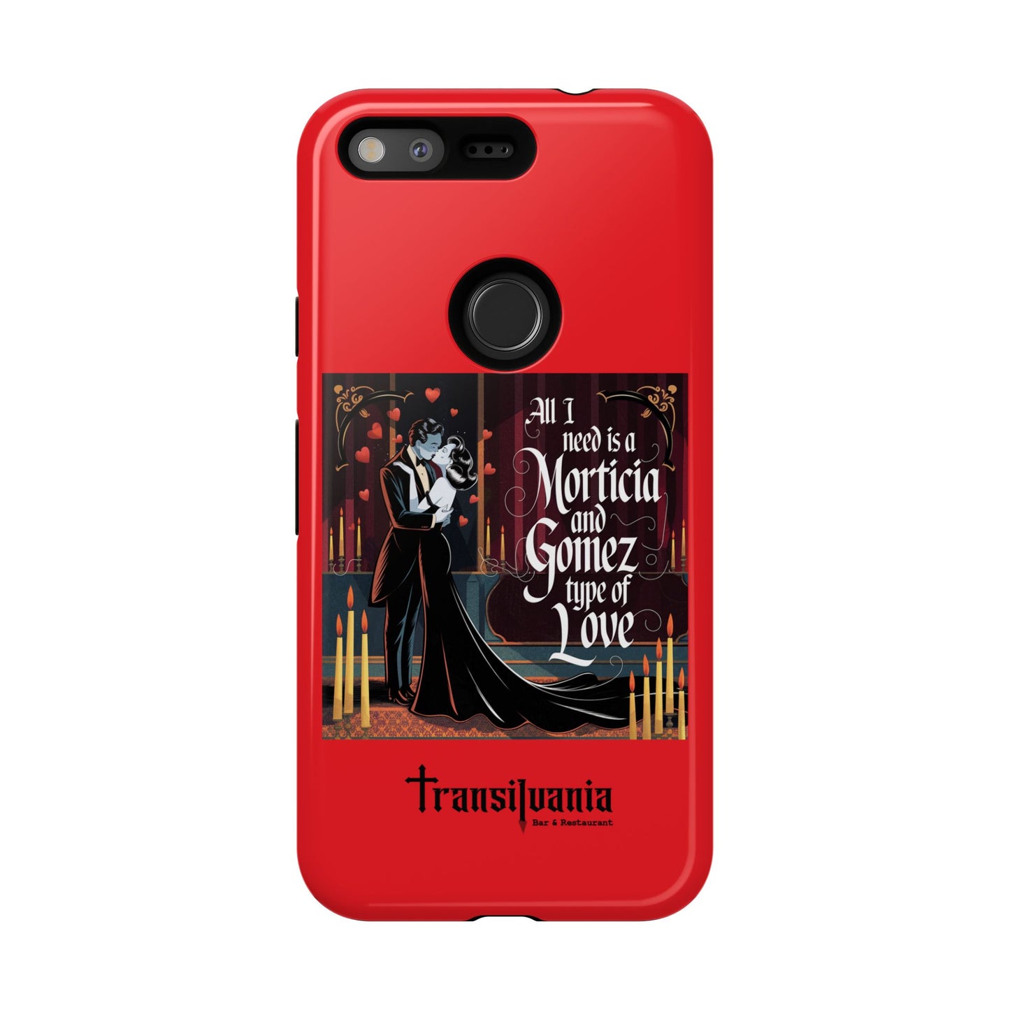 Transylvania Tough Case - Morticia & Gomez Type of Love Design