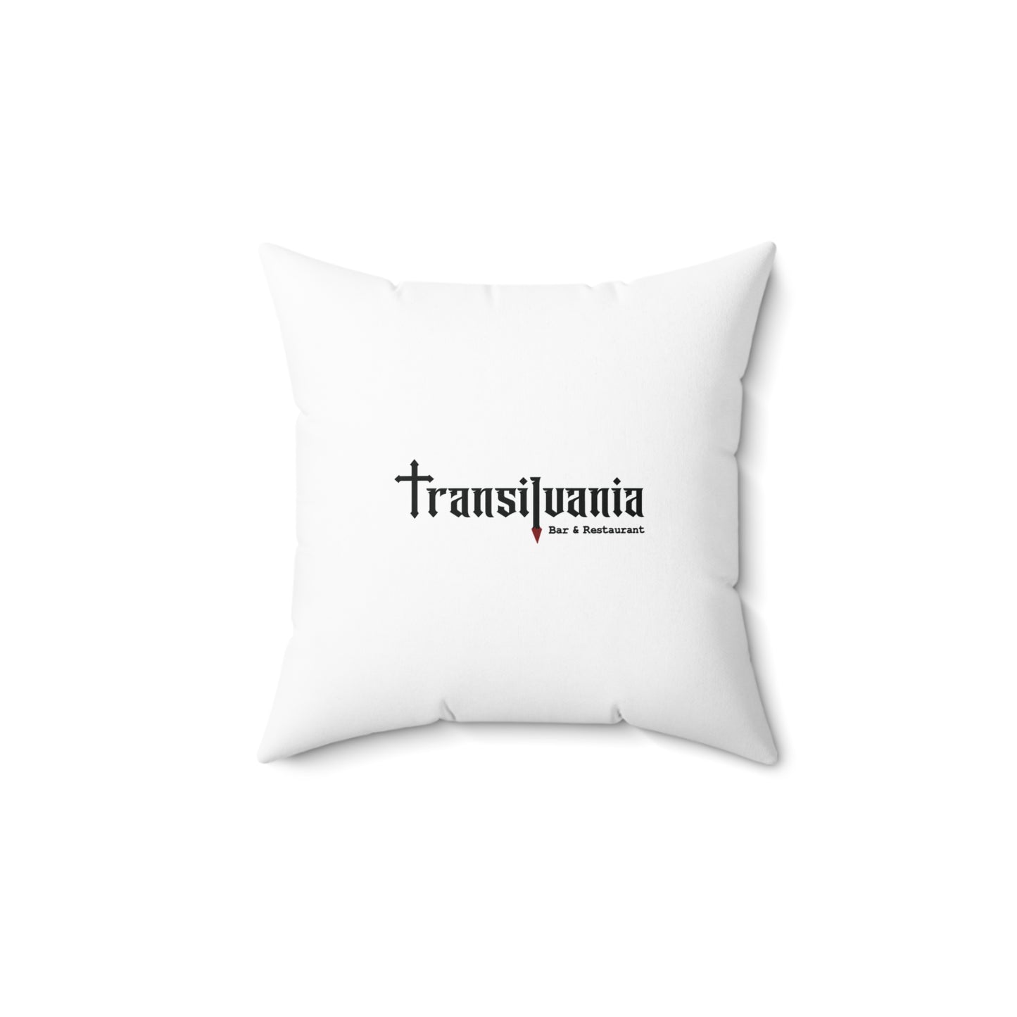 Morticia & Gomez Love Square Pillow - Gothic Home Decor for Couples