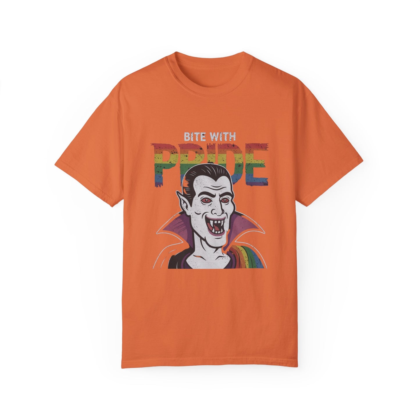 Pride-Inspired Vampire T-Shirt - Bite with Pride, Transylvania Back