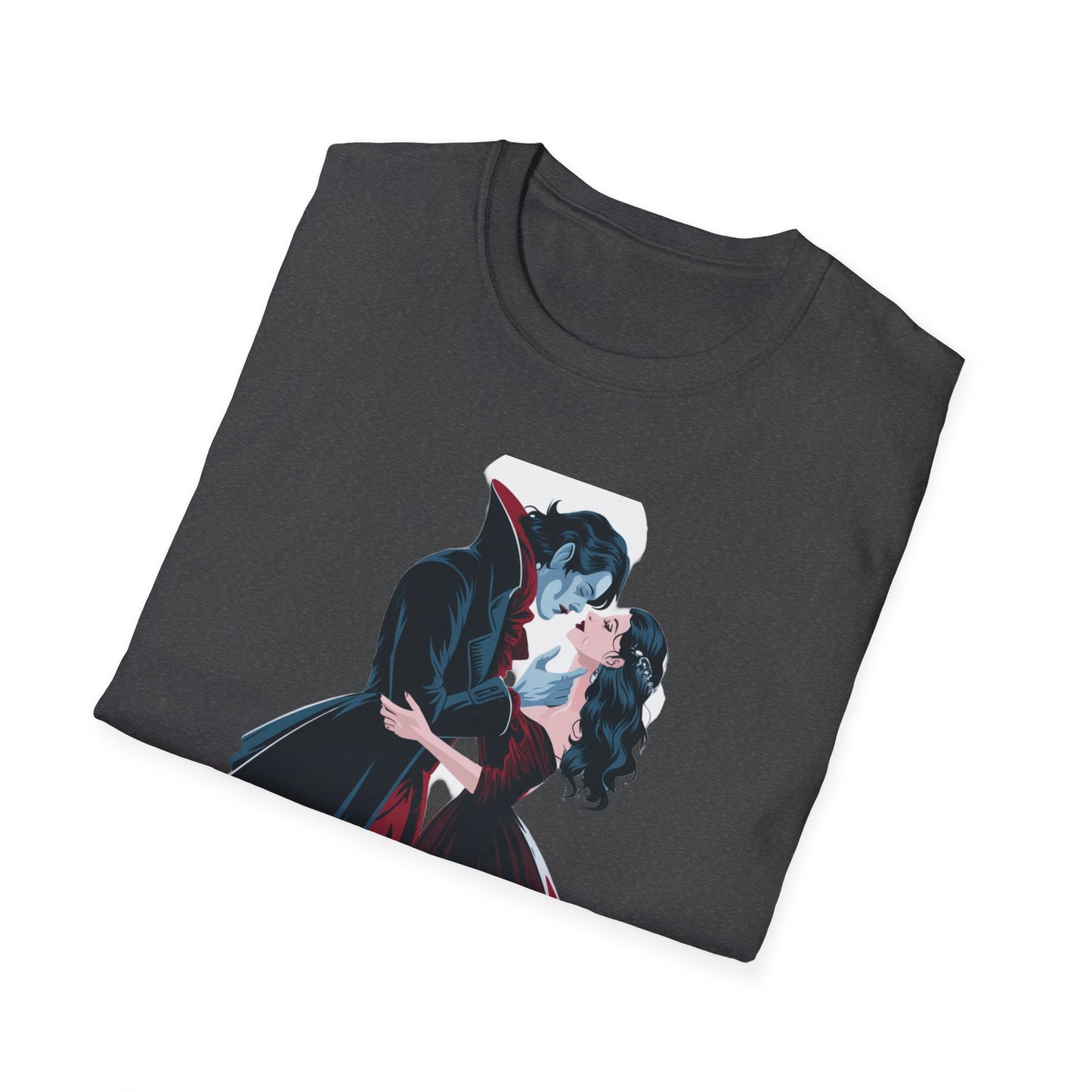 Romantic Vampire Graphic T-Shirt - 'I Have Crossed Oceans of Time to Find You'