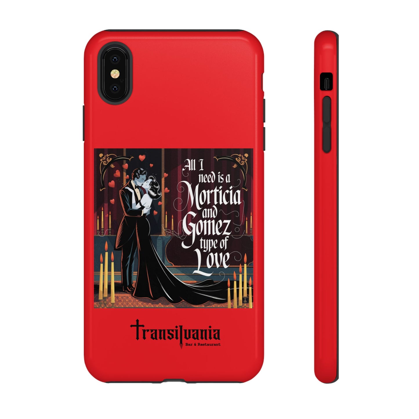 Transylvania Tough Case - Morticia & Gomez Type of Love Design