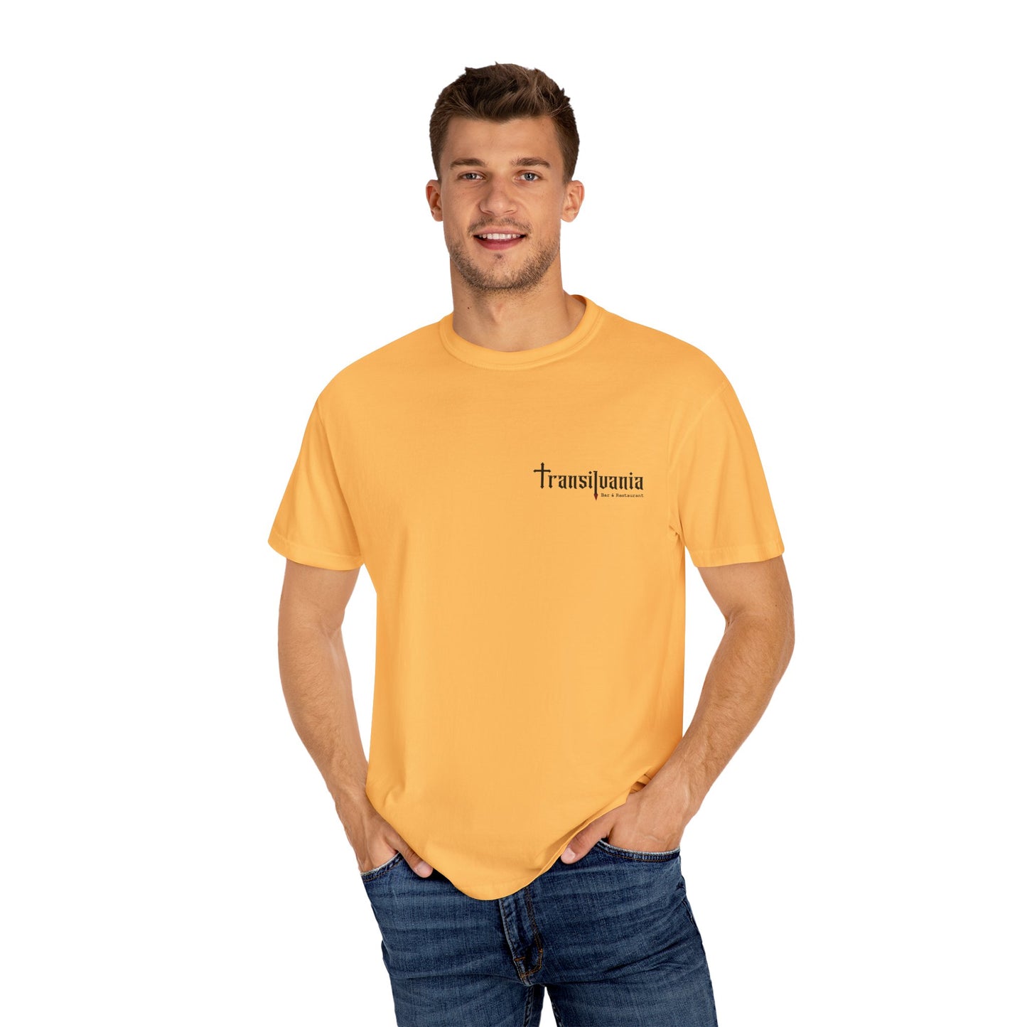Transylvania Unisex Garment-Dyed T-Shirt - Vintage Style Graphic Tee