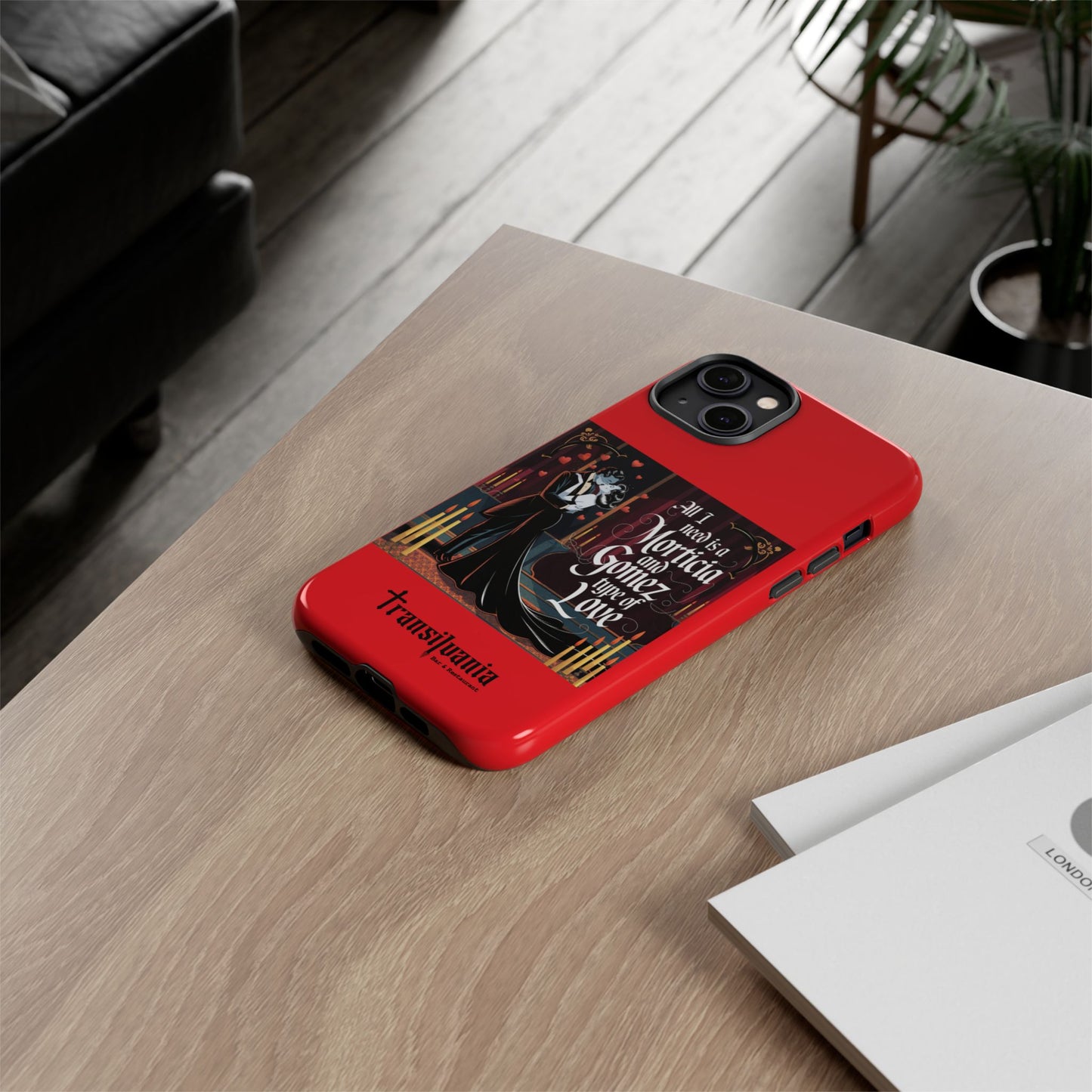Transylvania Tough Case - Morticia & Gomez Type of Love Design