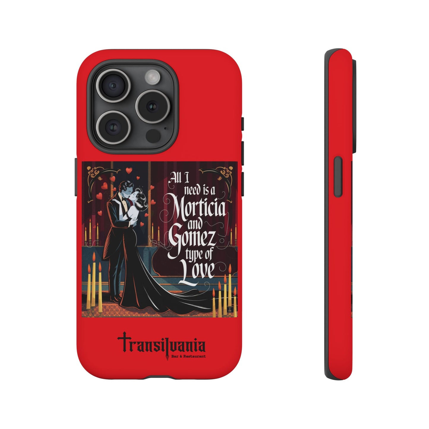 Transylvania Tough Case - Morticia & Gomez Type of Love Design
