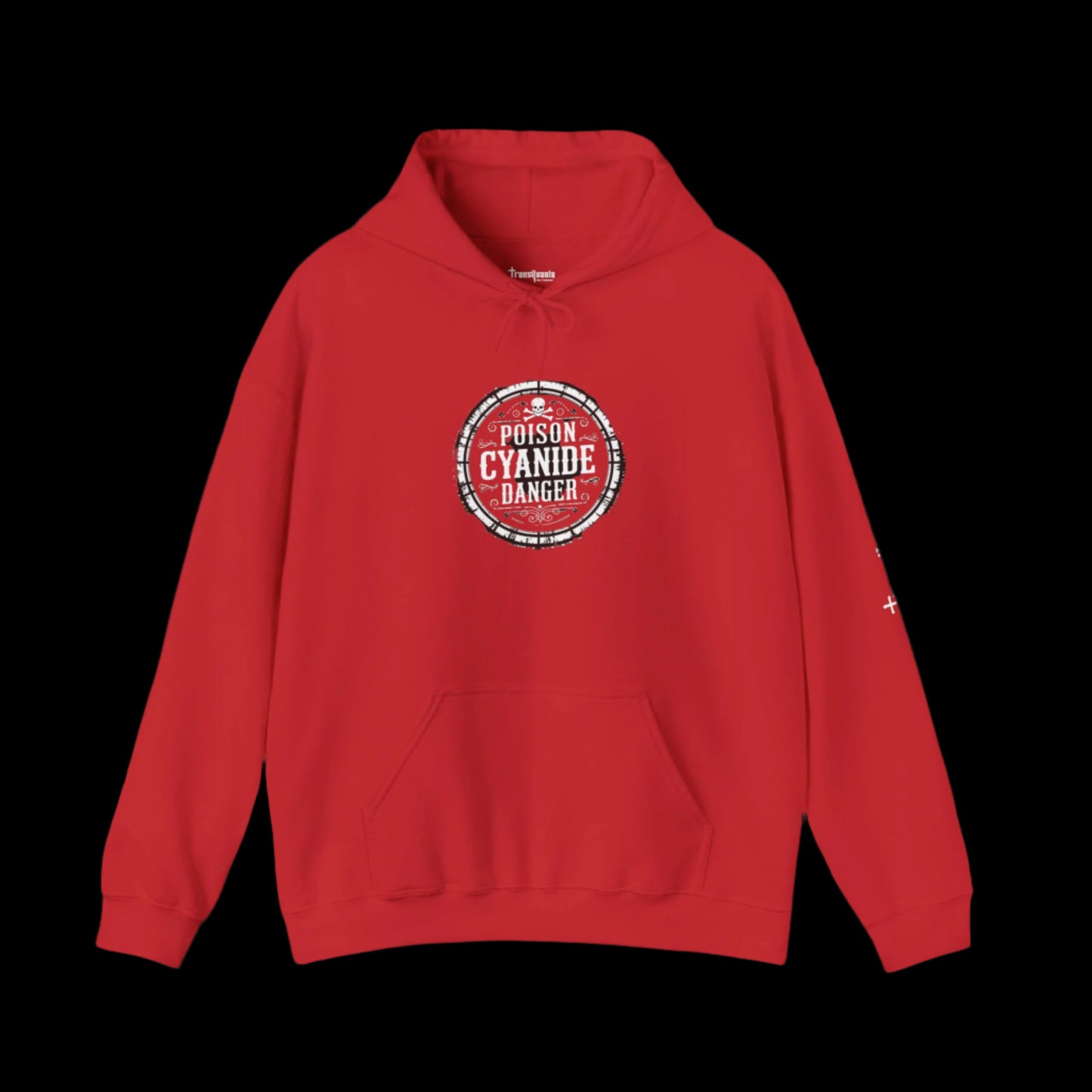Poison Danger Unisex Hooded Sweatshirt - Perfect for Halloween and Parties