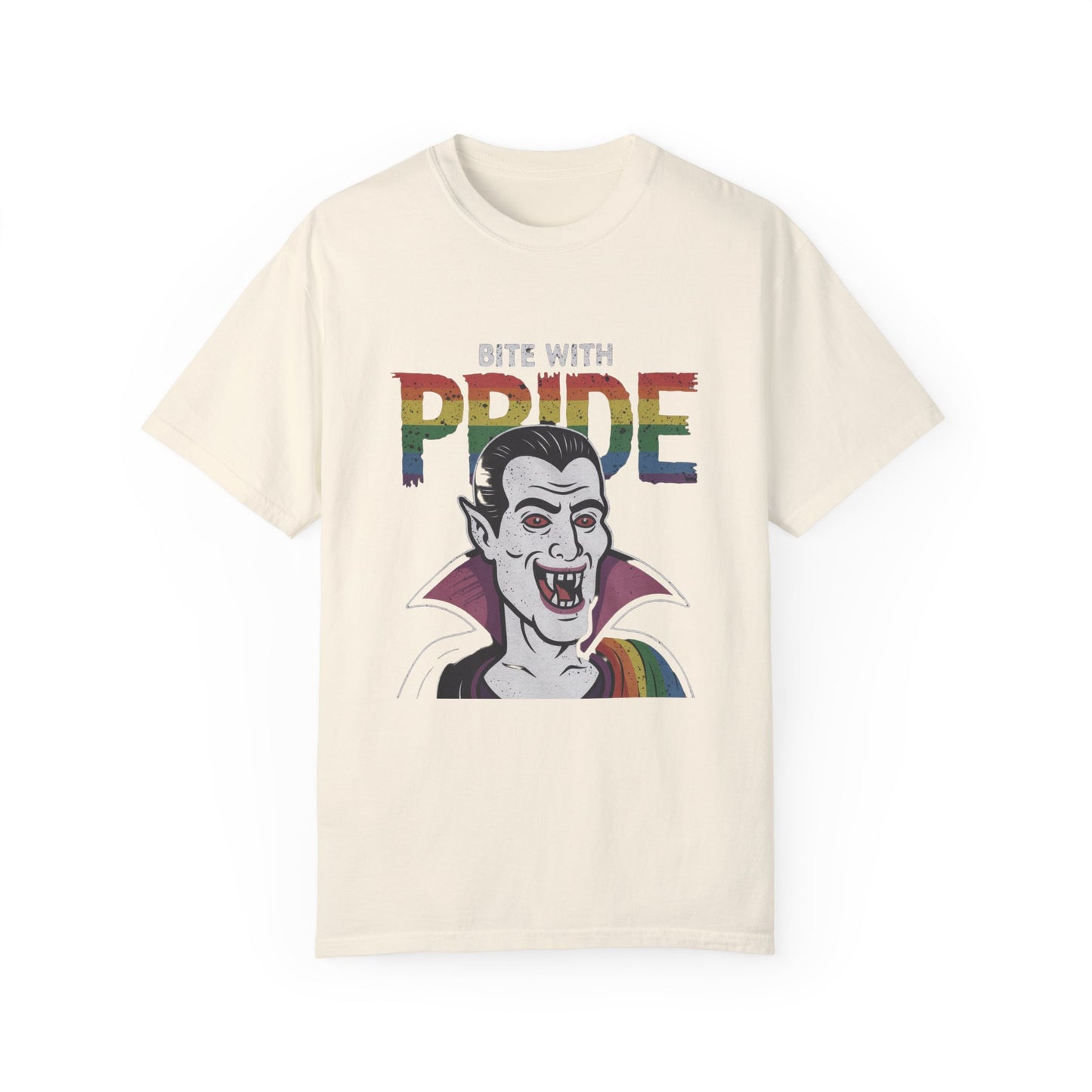 Pride-Inspired Vampire T-Shirt - Bite with Pride, Transylvania Back