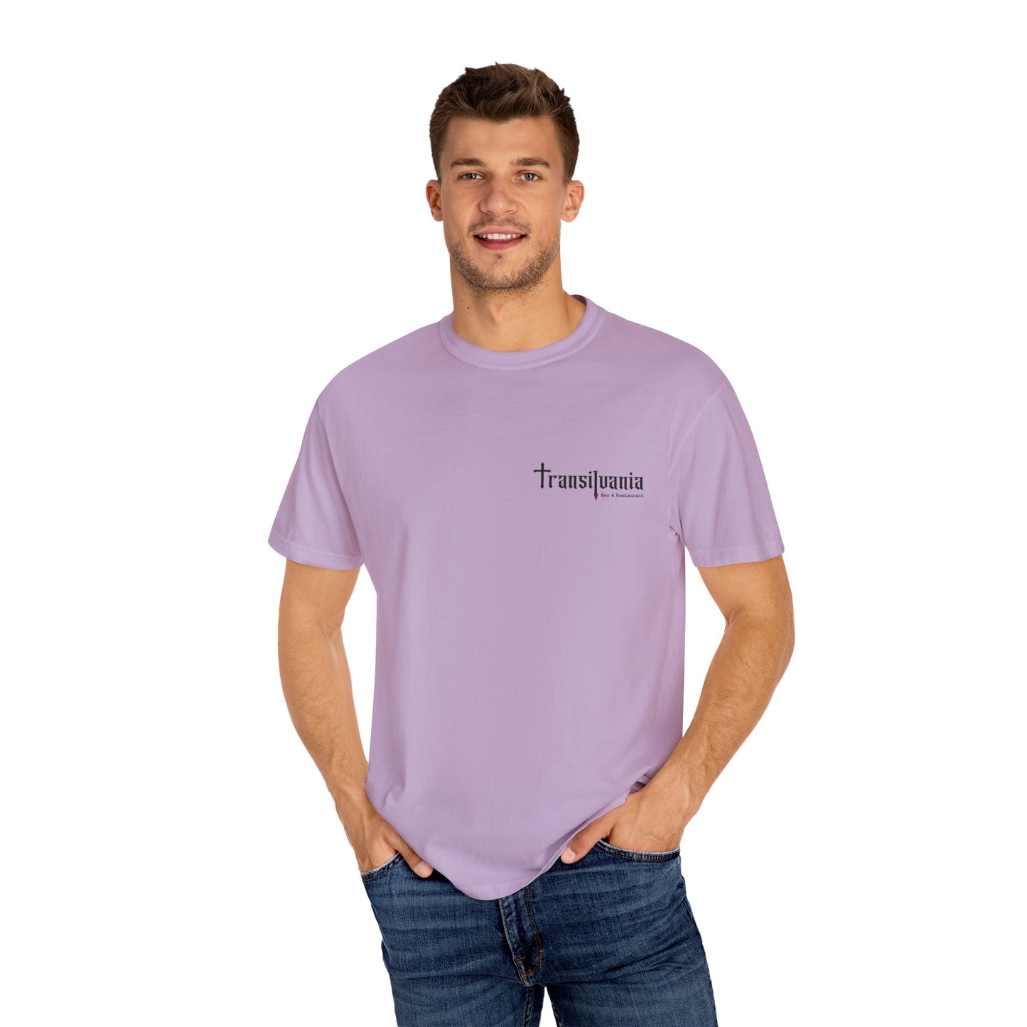 Transylvania Unisex Garment-Dyed T-Shirt - Vintage Style Graphic Tee