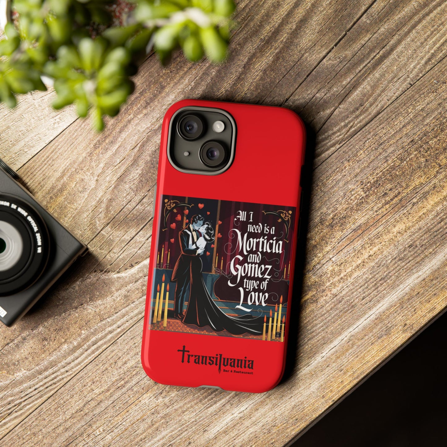 Transylvania Tough Case - Morticia & Gomez Type of Love Design