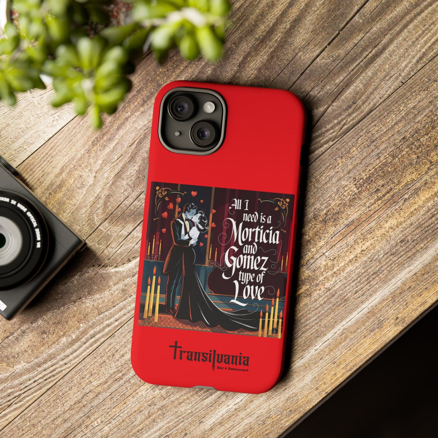 Transylvania Tough Case - Morticia & Gomez Type of Love Design