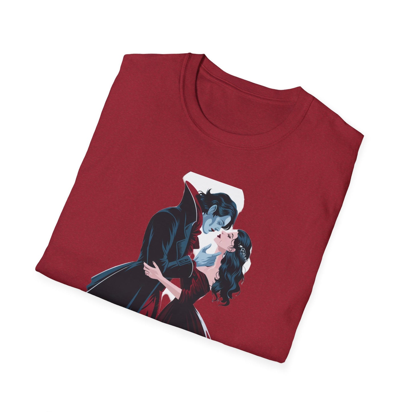 Romantic Vampire Graphic T-Shirt - 'I Have Crossed Oceans of Time to Find You'
