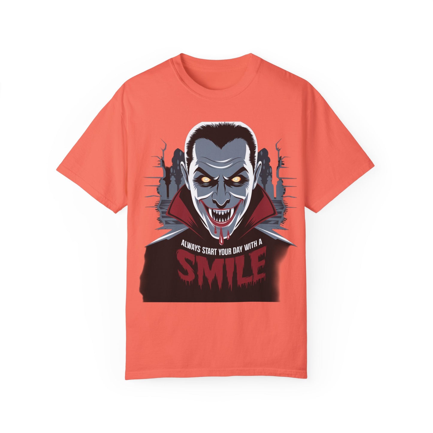 Vampire Smile Unisex Tee - Perfect for Halloween and Horror Fans