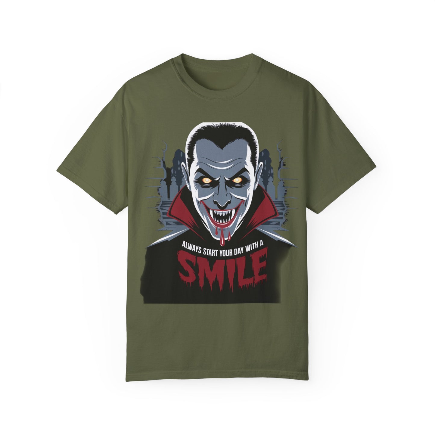 Vampire Smile Unisex Tee - Perfect for Halloween and Horror Fans