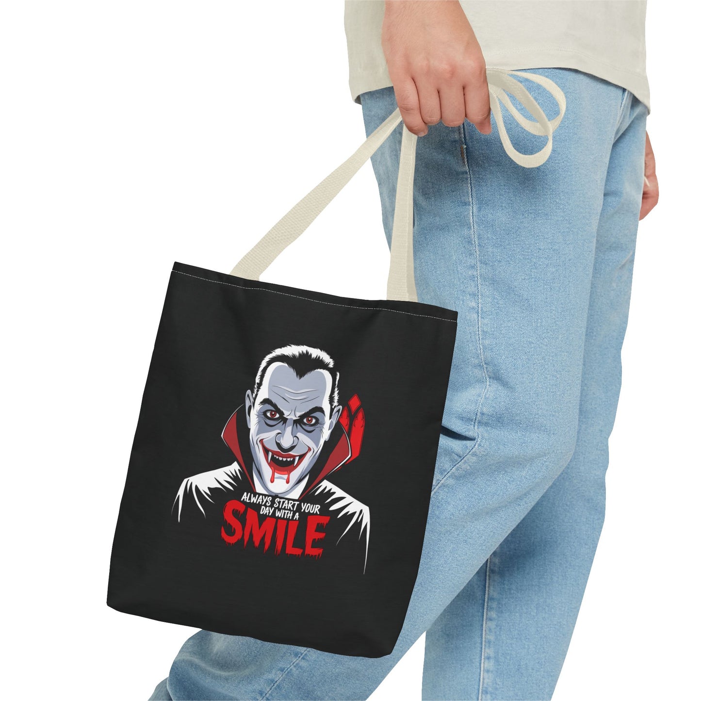 Vampire Smile Tote Bag - Perfect for Halloween and Everyday Use