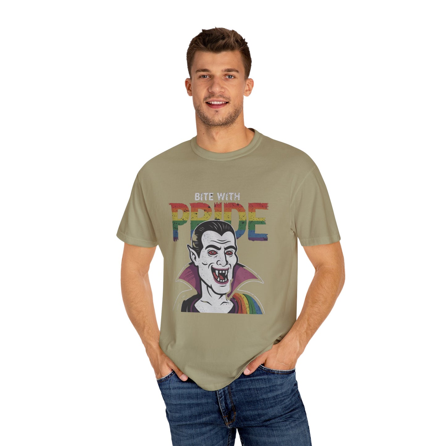 Pride-Inspired Vampire T-Shirt - Bite with Pride, Transylvania Back
