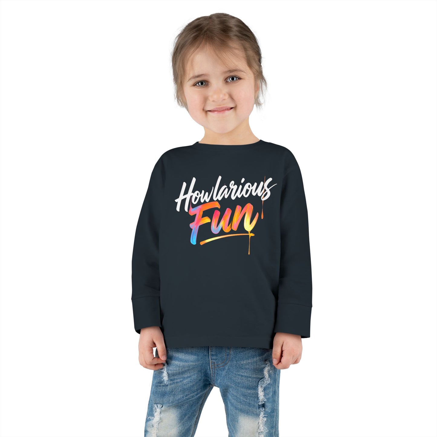 Little Monsters | Howlarious Fun| Toddler Long Sleeve Tee | Fun Kids Shirt, Cute Outfit, Playtime Apparel
