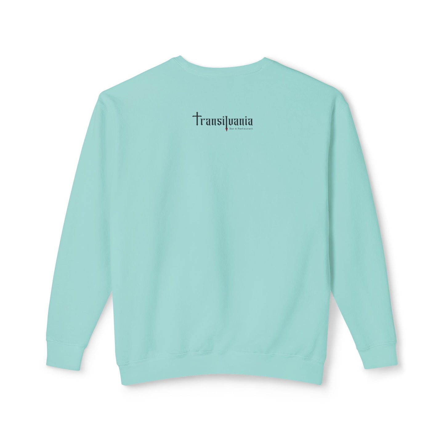 Unisex Halloween Vampire Crewneck Sweatshirt - 'Always Start Your Day with a Smile'