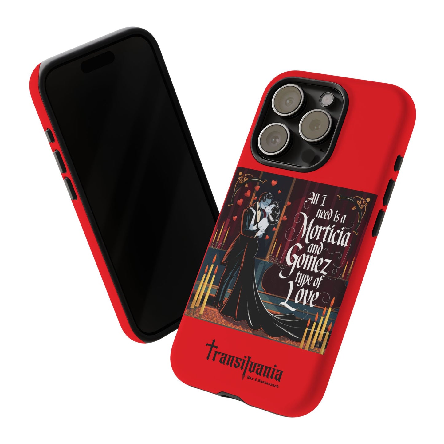 Transylvania Tough Case - Morticia & Gomez Type of Love Design