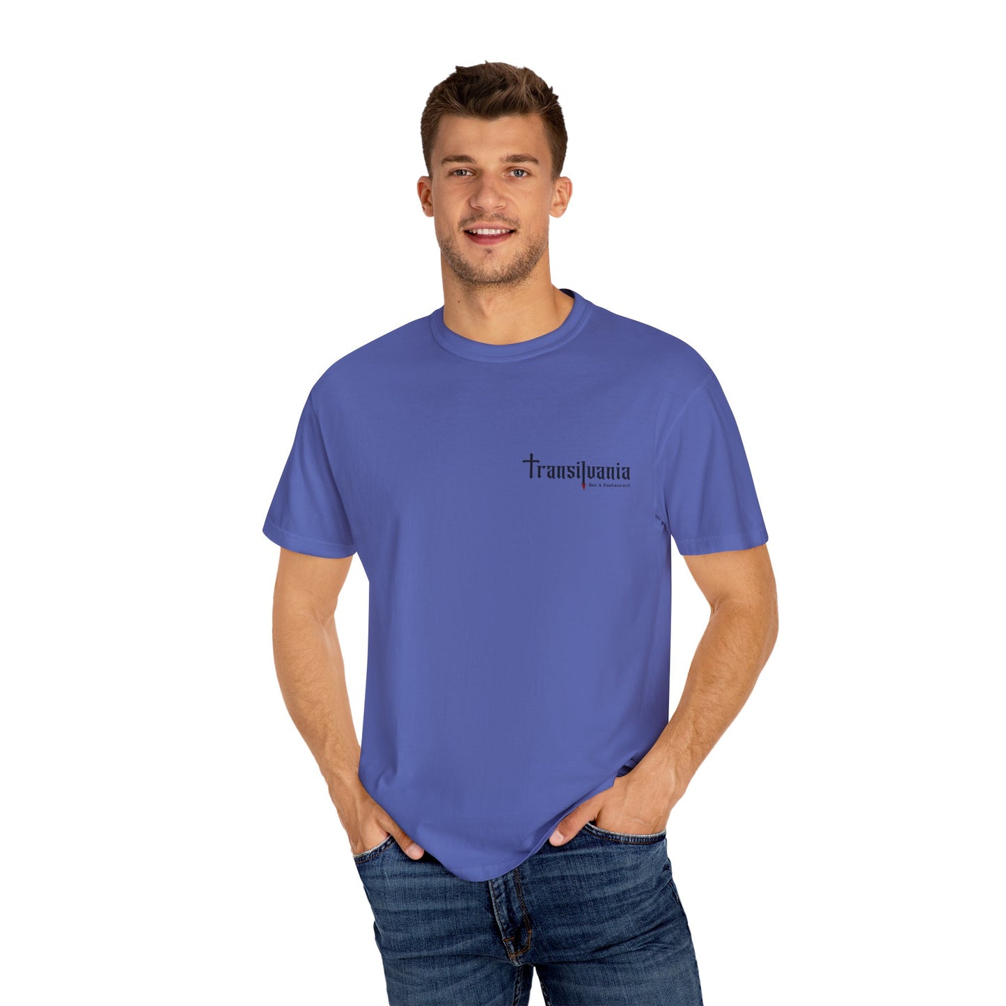 Transylvania Unisex Garment-Dyed T-Shirt - Vintage Style Graphic Tee