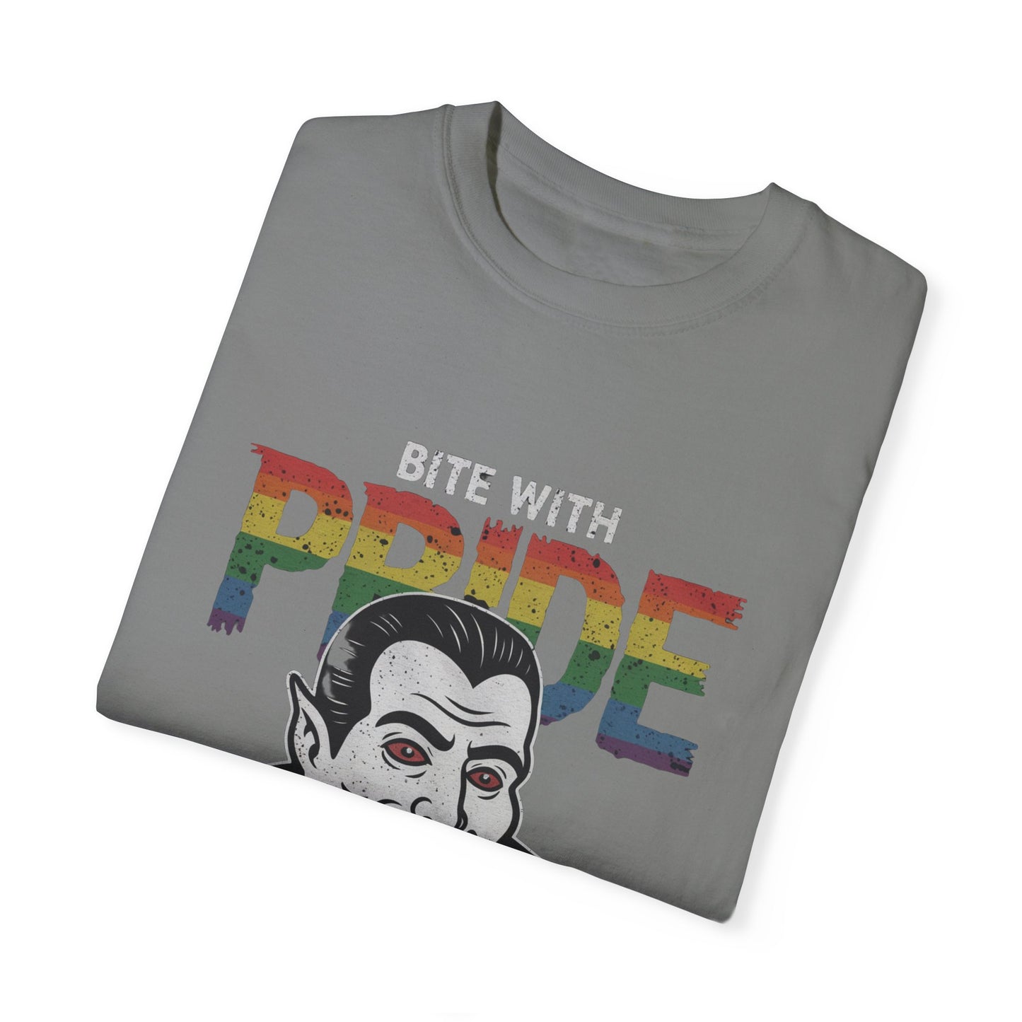 Pride-Inspired Vampire T-Shirt - Bite with Pride, Transylvania Back