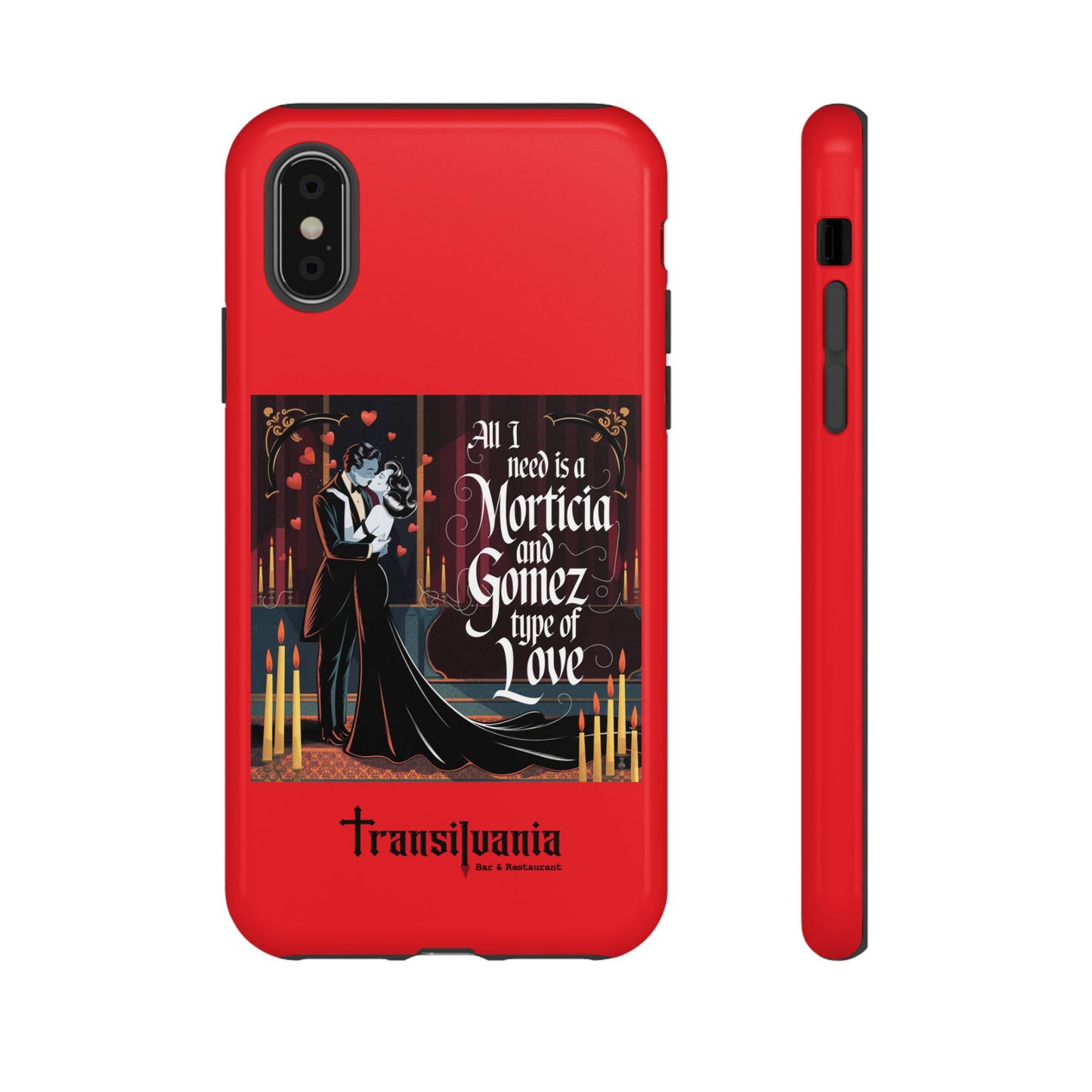 Transylvania Tough Case - Morticia & Gomez Type of Love Design