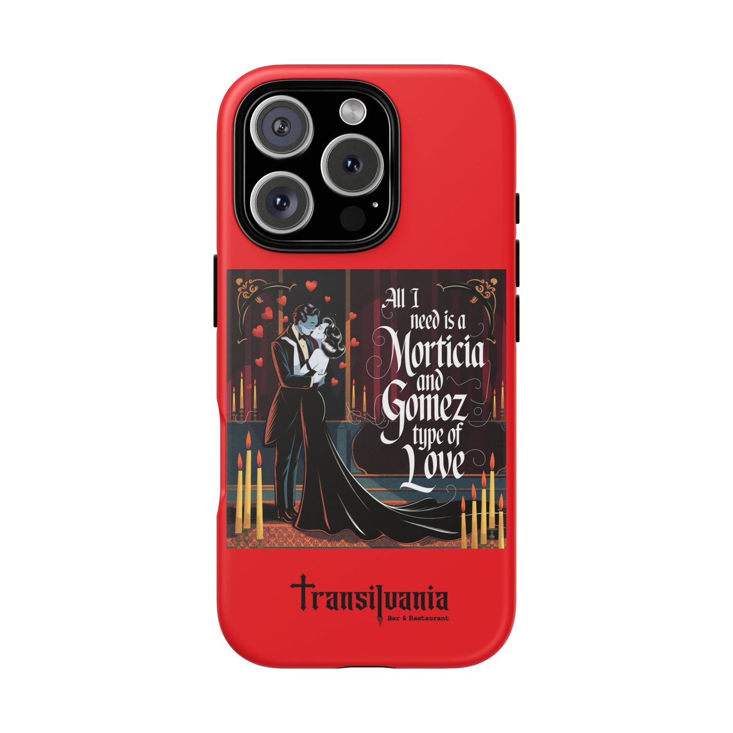 Transylvania Tough Case - Morticia & Gomez Type of Love Design