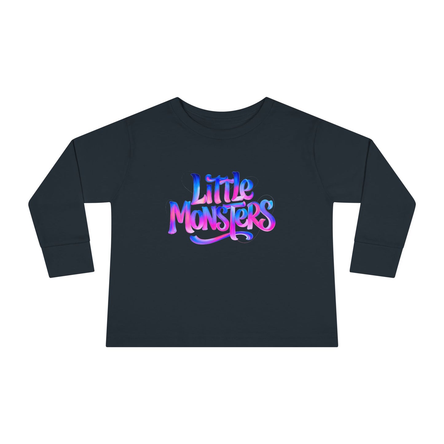 Little Monsters | Flag Collection | Toddler Long Sleeve Tee | Fun Kids Shirt, Cute Outfit, Playtime Apparel