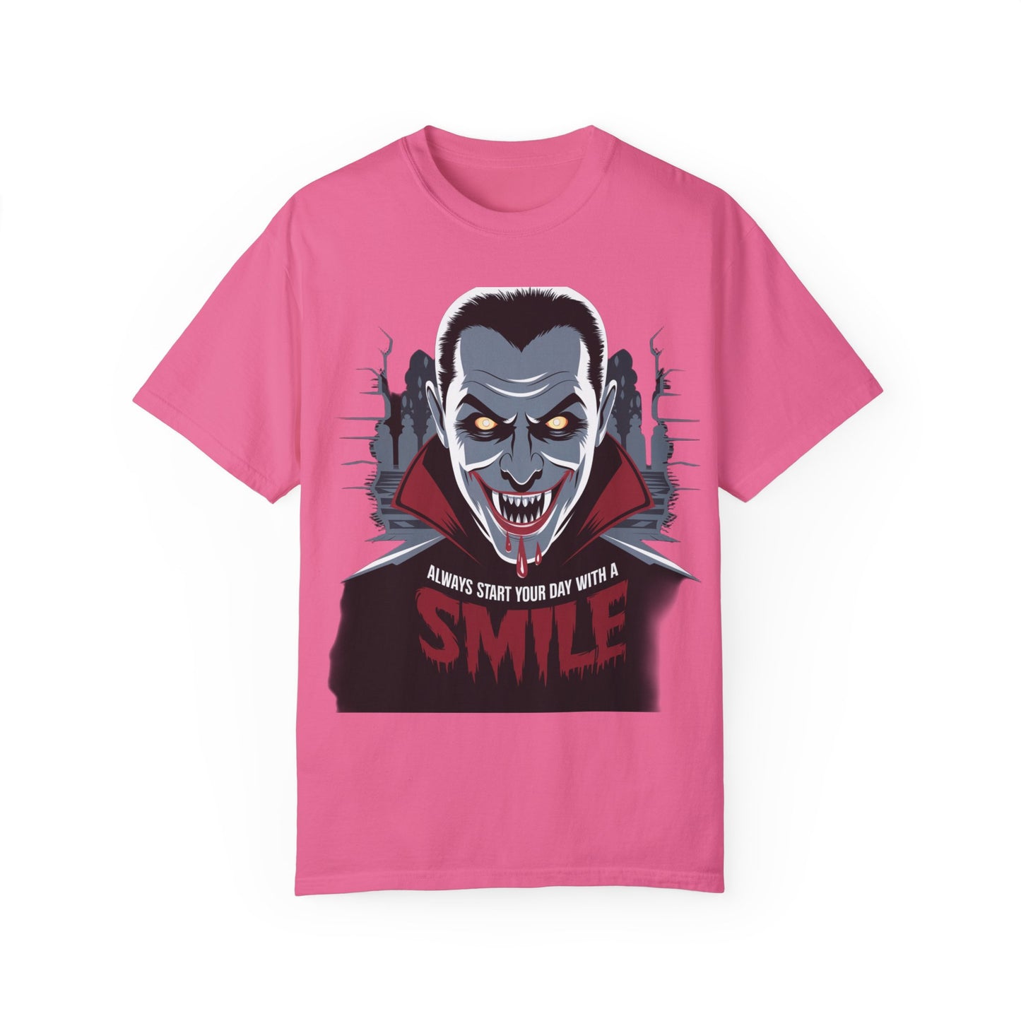 Vampire Smile Unisex Tee - Perfect for Halloween and Horror Fans