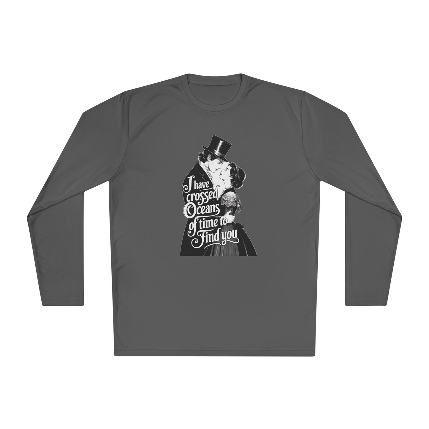 Unisex Lightweight Long Sleeve Tee - 'I Have Crossed Oceans of Time to Find You' Design