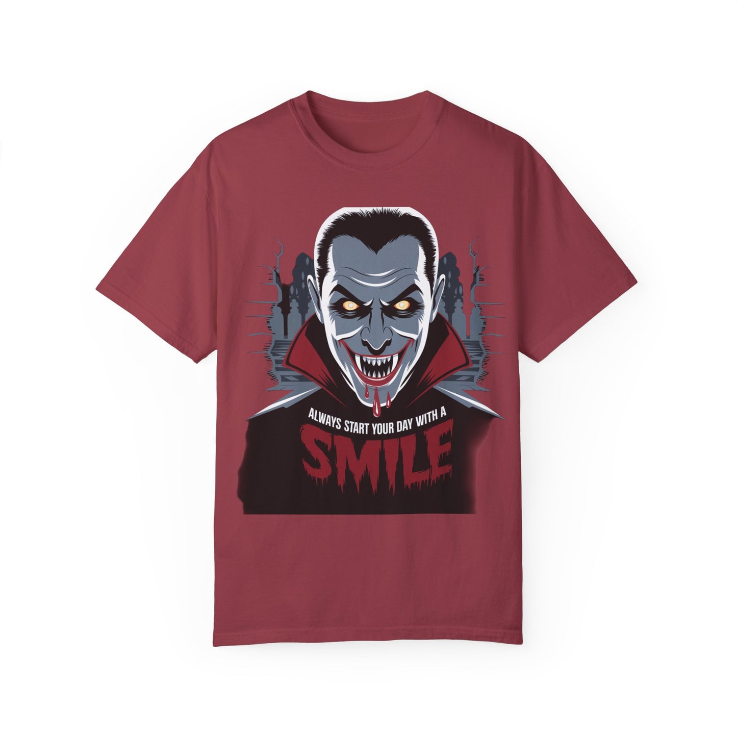 Vampire Smile Unisex Tee - Perfect for Halloween and Horror Fans