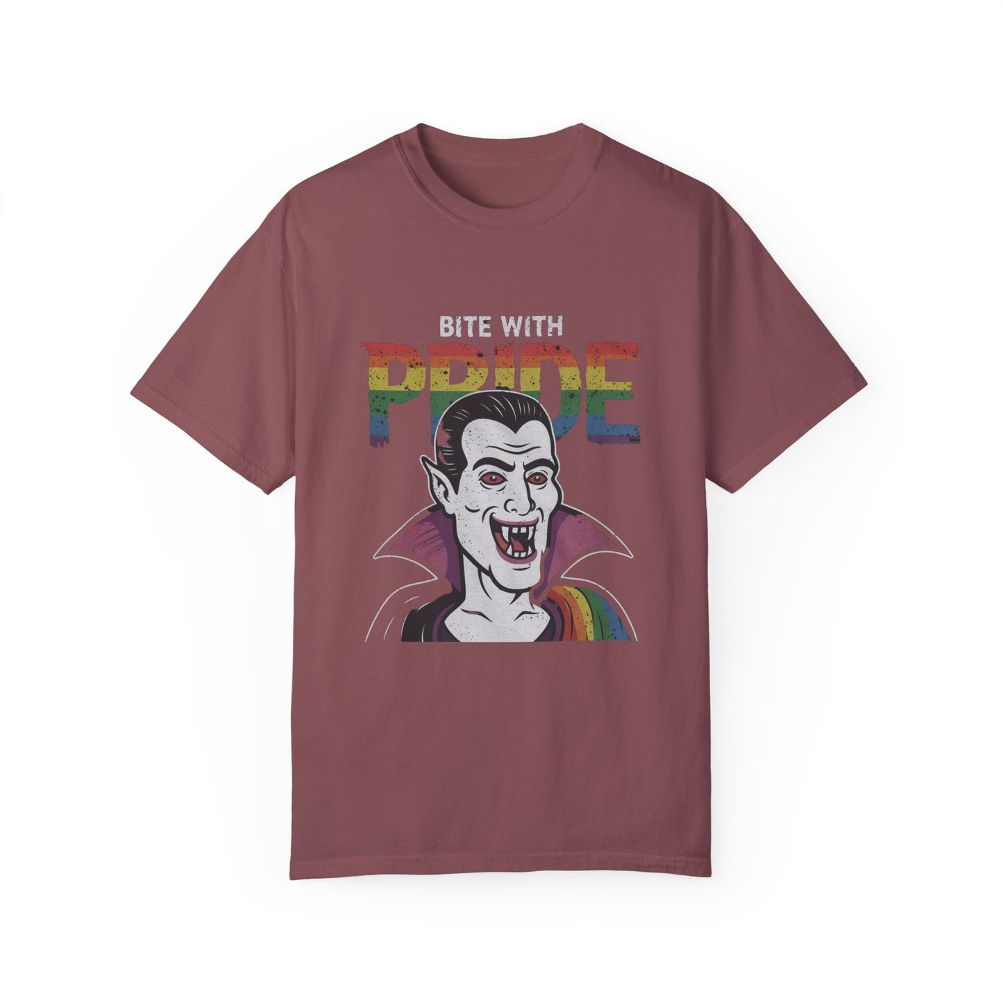 Pride-Inspired Vampire T-Shirt - Bite with Pride, Transylvania Back
