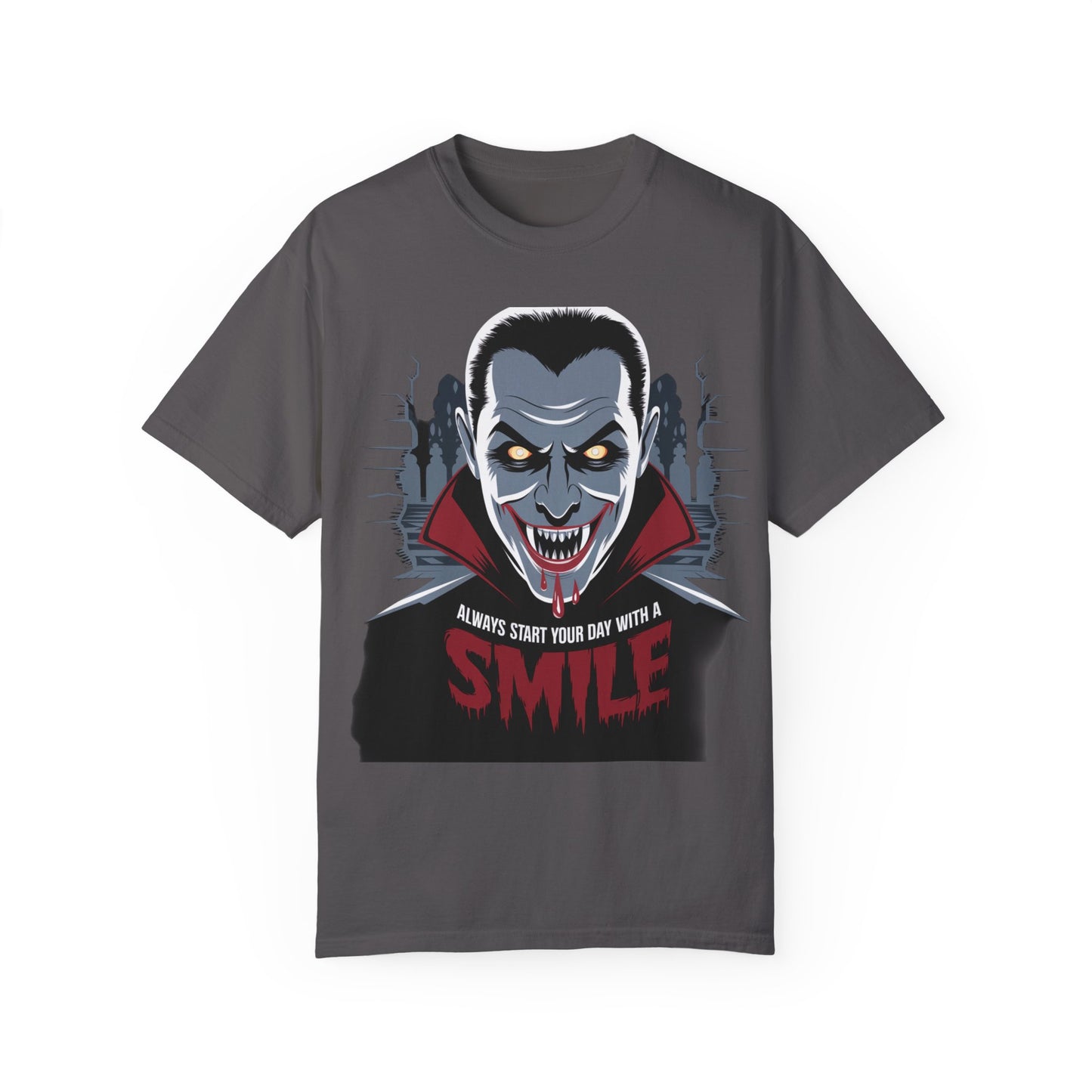 Vampire Smile Unisex Tee - Perfect for Halloween and Horror Fans