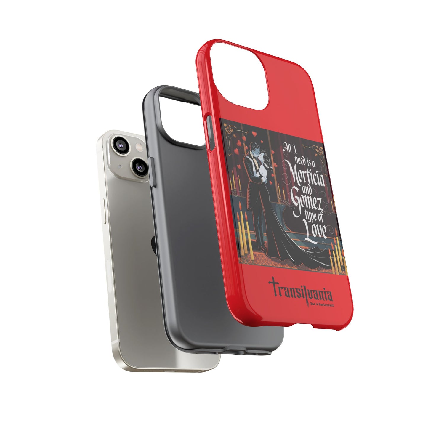 Transylvania Tough Case - Morticia & Gomez Type of Love Design