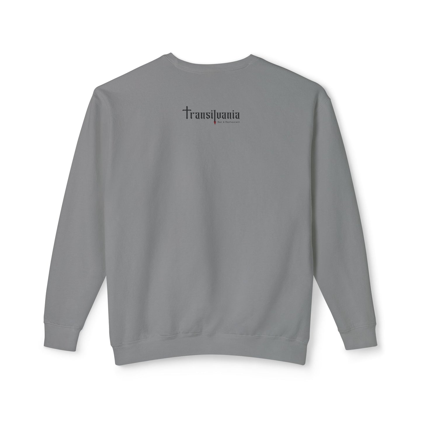 Unisex Halloween Vampire Crewneck Sweatshirt - 'Always Start Your Day with a Smile'