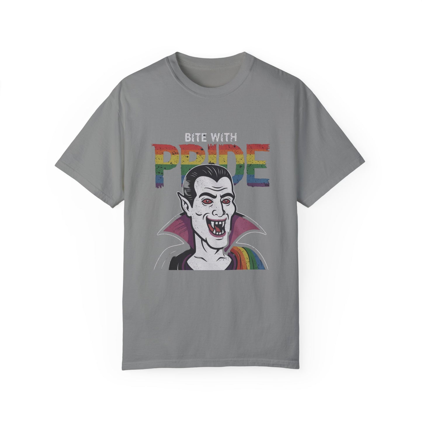 Pride-Inspired Vampire T-Shirt - Bite with Pride, Transylvania Back