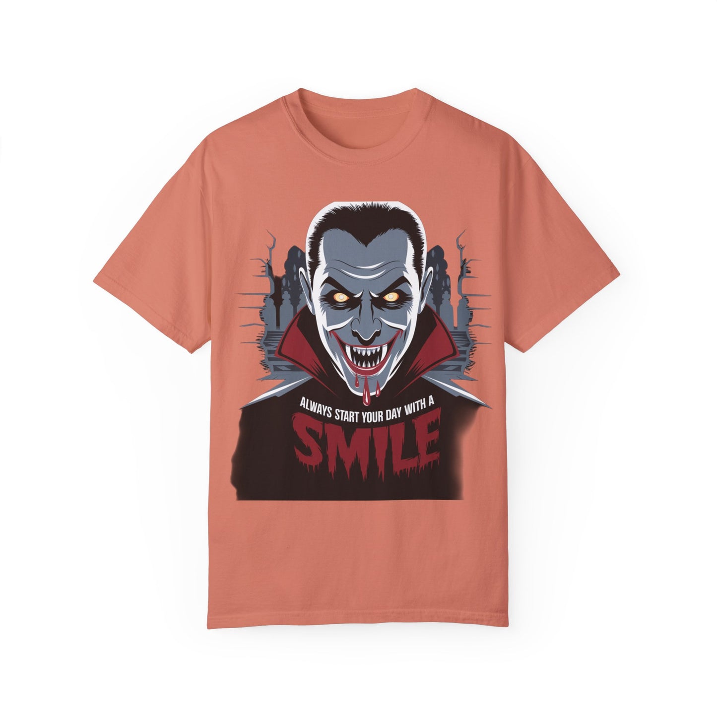 Vampire Smile Unisex Tee - Perfect for Halloween and Horror Fans