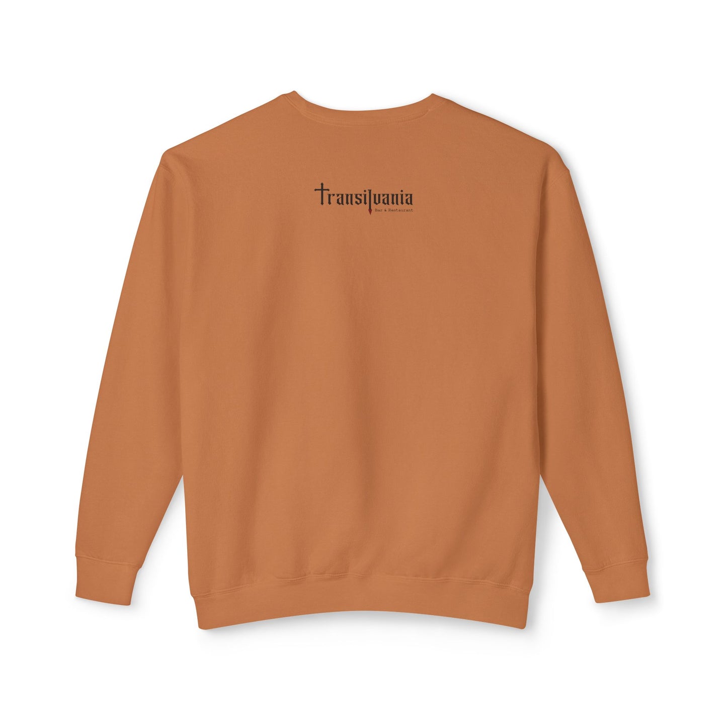 Unisex Halloween Vampire Crewneck Sweatshirt - 'Always Start Your Day with a Smile'