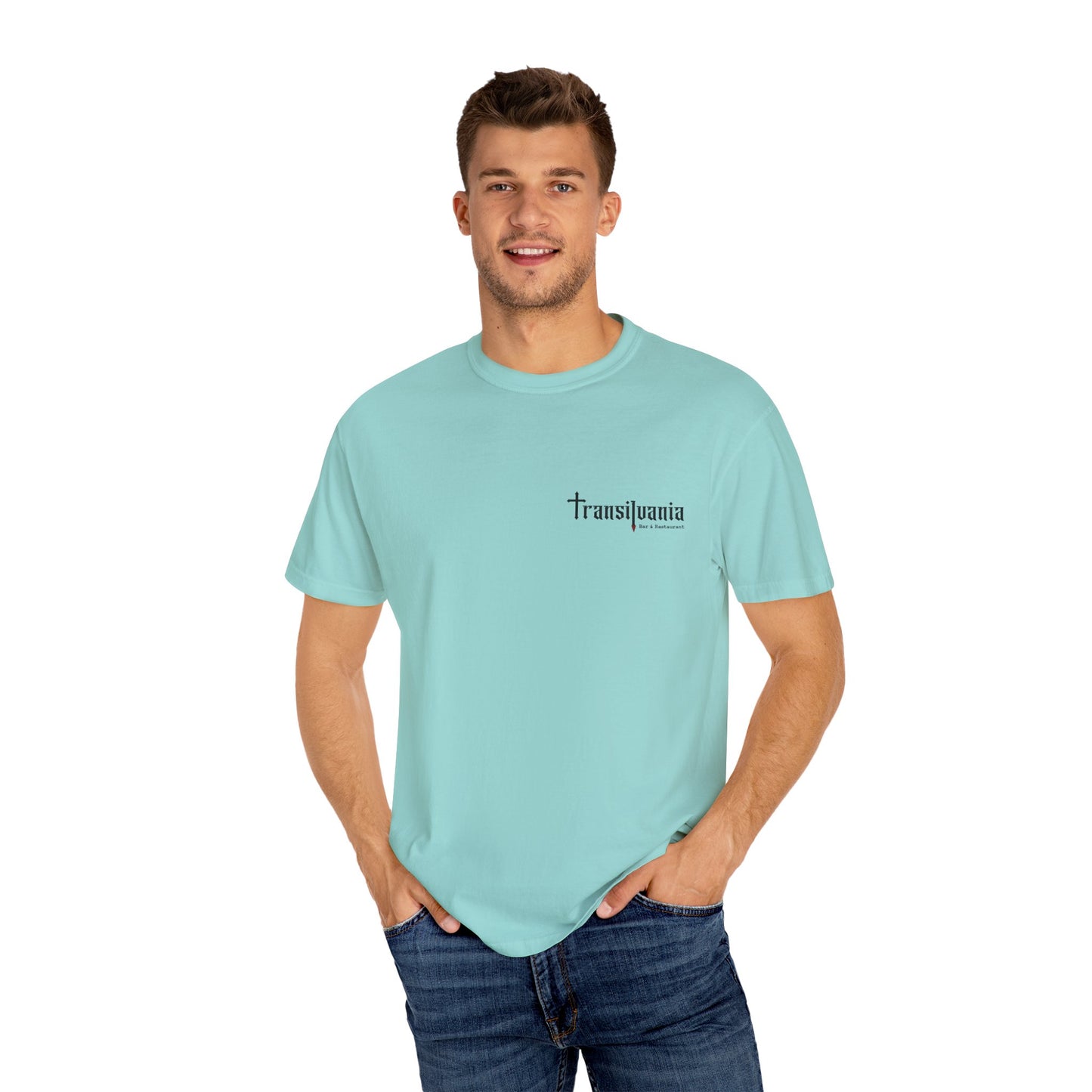 Transylvania Unisex Garment-Dyed T-Shirt - Vintage Style Graphic Tee
